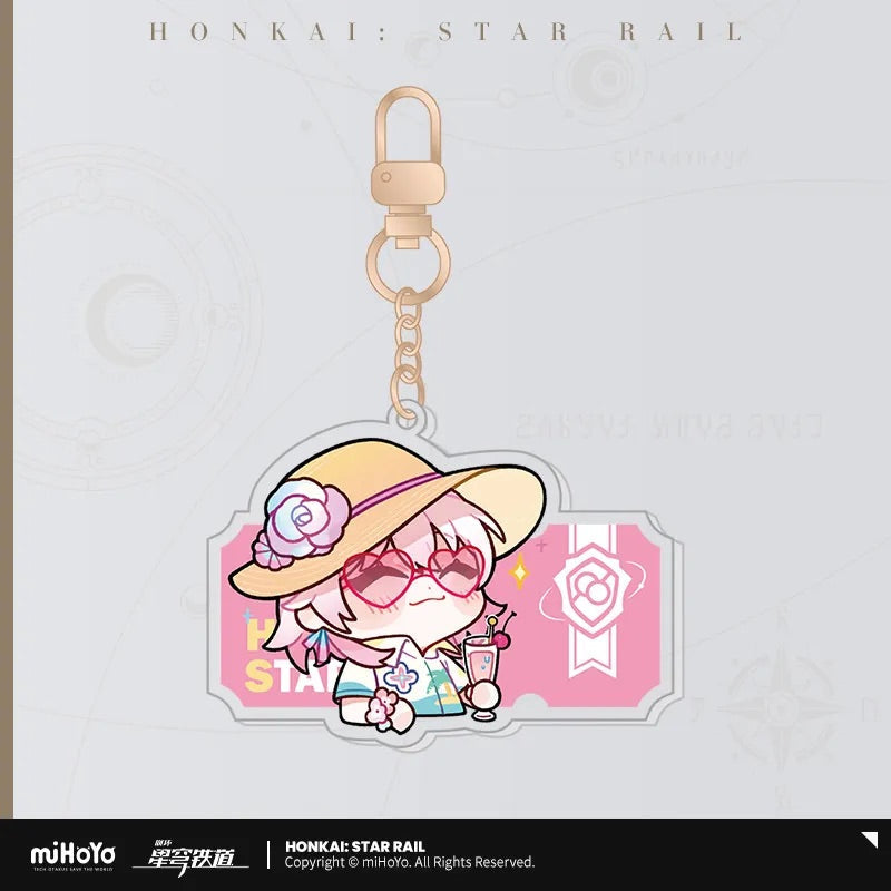 Pom-Pom Exhibition Series Acrylic Keychain (ONLINE ORDER ONLY)