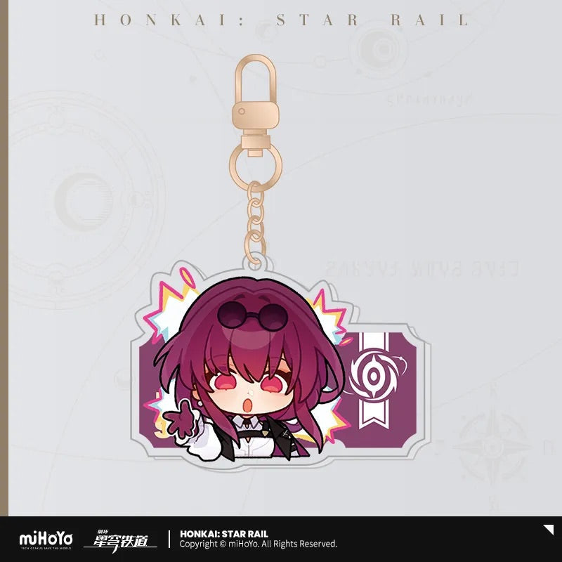 Pom-Pom Exhibition Series Acrylic Keychain (ONLINE ORDER ONLY)