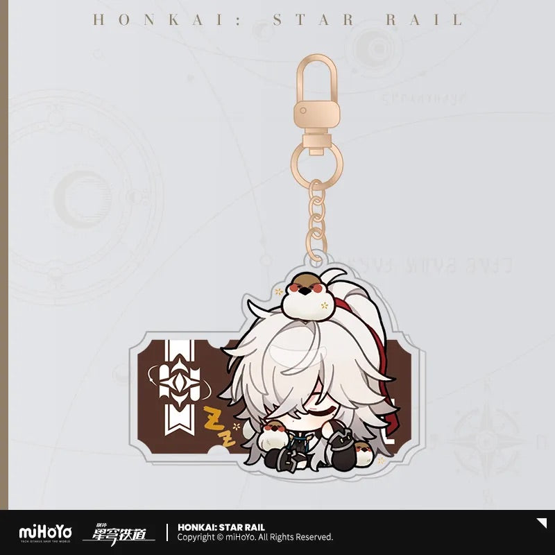 Pom-Pom Exhibition Series Acrylic Keychain (ONLINE ORDER ONLY)