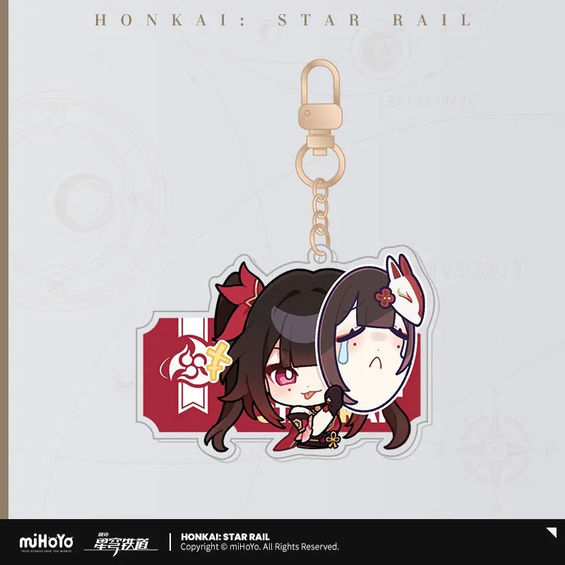 Pom-Pom Exhibition Series Acrylic Keychain (ONLINE ORDER ONLY)