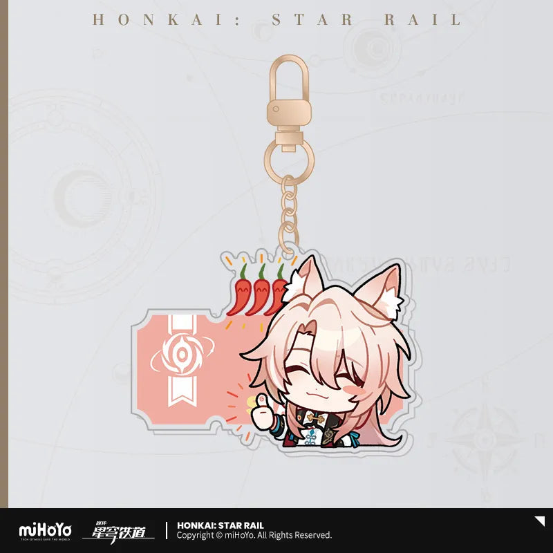 Pom-Pom Exhibition Series Acrylic Keychain (ONLINE ORDER ONLY)