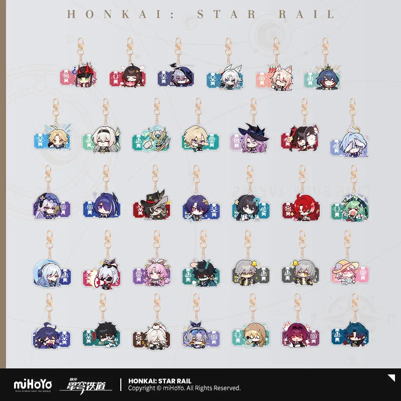 Pom-Pom Exhibition Series Acrylic Keychain (ONLINE ORDER ONLY)