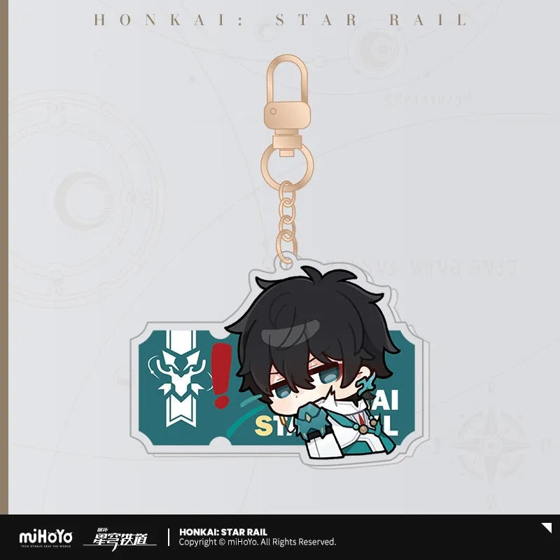 Pom-Pom Exhibition Series Acrylic Keychain (ONLINE ORDER ONLY)