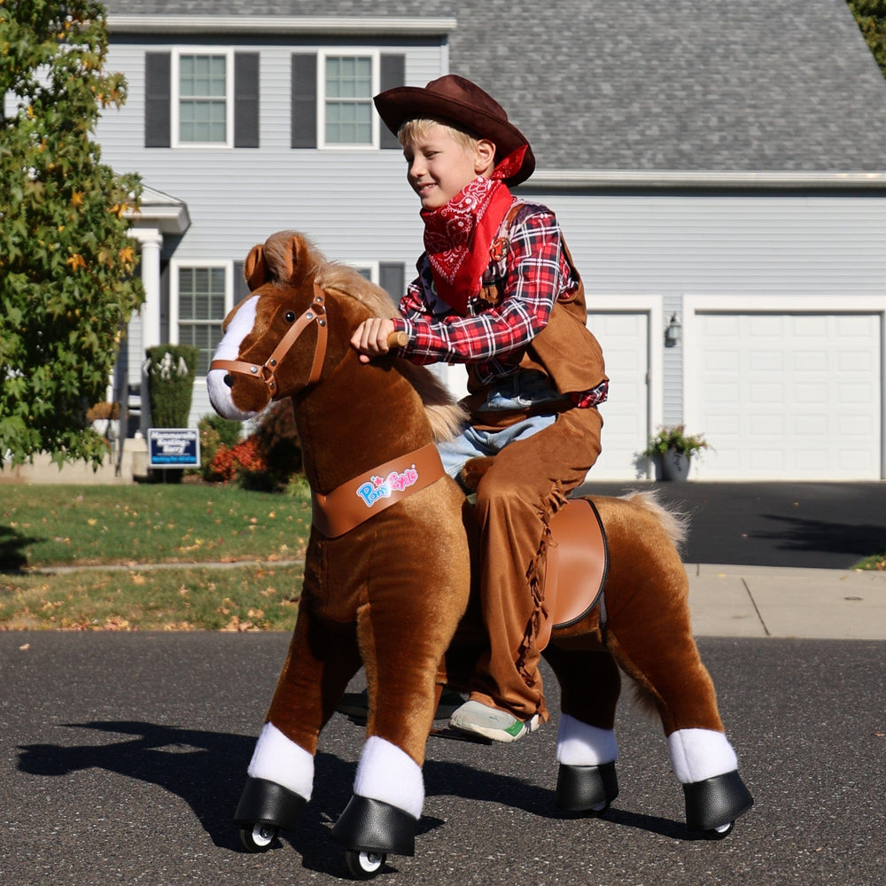 PonyCycle Large Ride On Horse Toy - Brown (ONLINE ORDER ONLY)