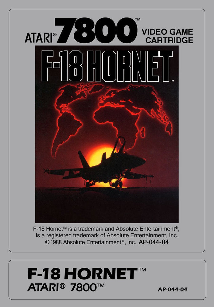 F-18 Hornet (Atari 7800) (Online Order Only)