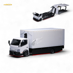 MicroTurbo Hino 300 Custom Wing Truck 1:64