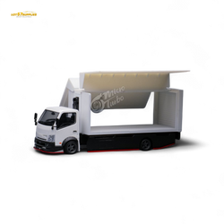 MicroTurbo Hino 300 Custom Wing Truck 1:64