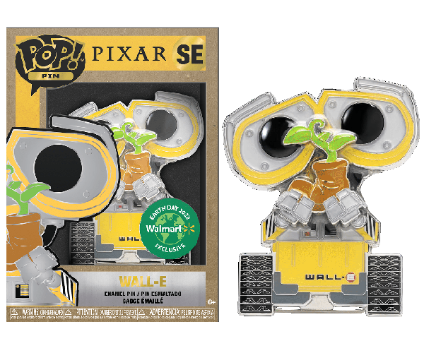 Pop! Pins Wall-E SE - 2022 Walmart Earth Day Exclusive (Online Order Only)