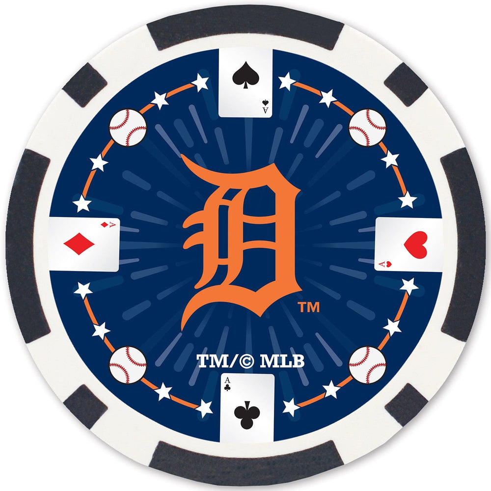 Detroit Tigers 100 Piece Poker Chips (ONLINE ORDER ONLY)