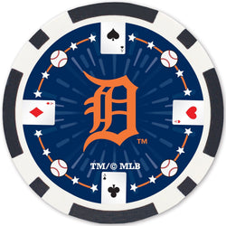 Detroit Tigers 100 Piece Poker Chips (ONLINE ORDER ONLY)