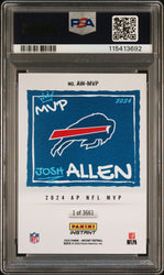 Graded 2024 Panini Instant NFL Josh Allen #MVP Award Winners PSA 8 Near Mint (ONLINE ORDER ONLY)