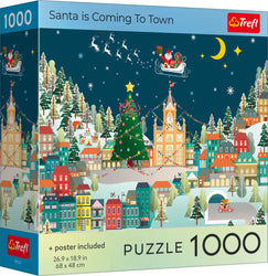 Trefl Santa Is Coming to Town 1000 Piece Puzzle (ONLINE ORDER ONLY)