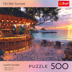 Trefl Tiki Bar Sunset 500 Piece Puzzle (ONLINE ORDER ONLY)