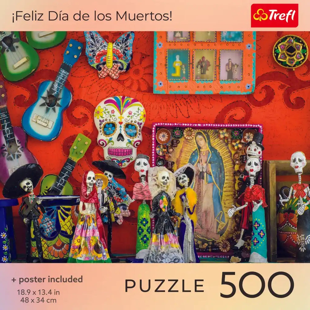 Trefl ¡Feliz Día de Los Muertos! 500 Piece Puzzle (ONLINE ORDER ONLY)