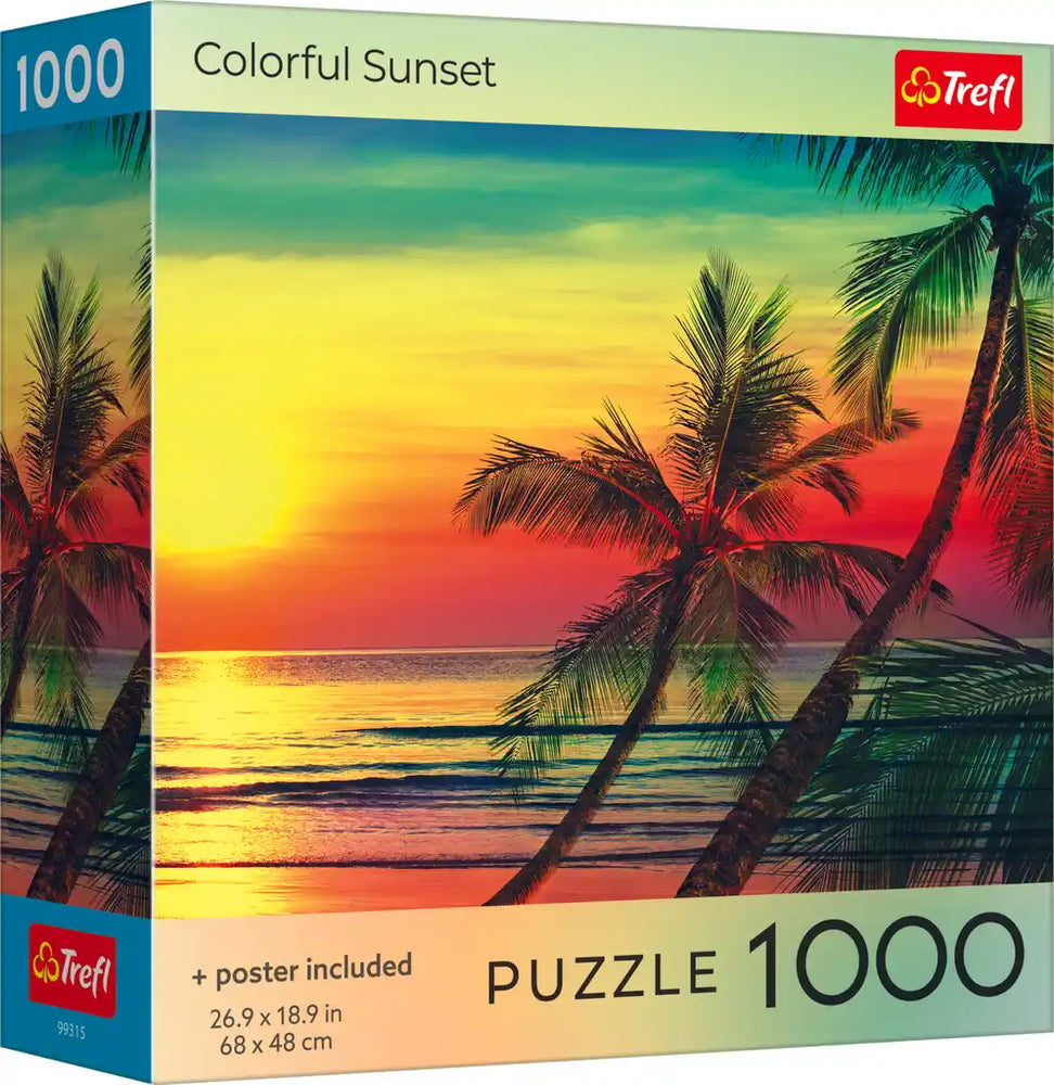 Trefl Colorful Sunset 1000 Piece Puzzle (ONLINE ORDER ONLY)