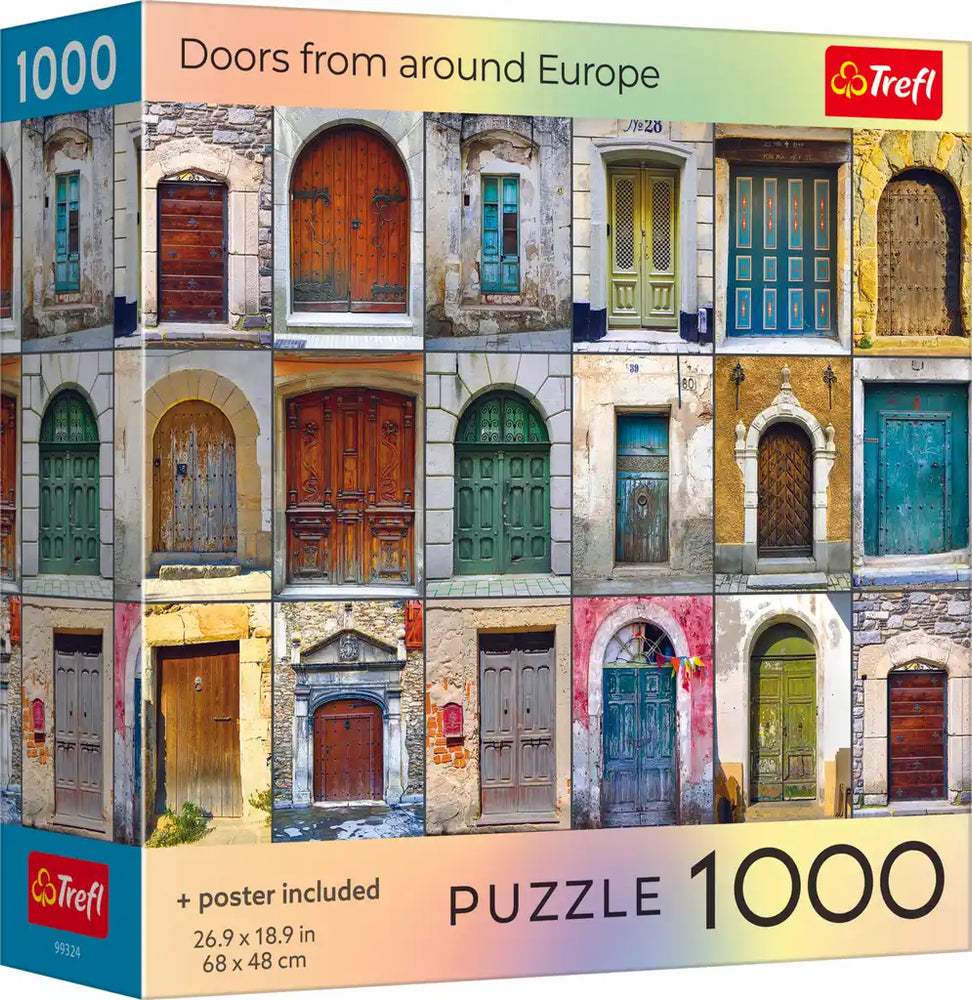 Trefl Doors from Around Europe 1000 Piece Puzzle (ONLINE ORDER ONLY)
