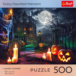 Trefl Halloween: Scary Haunted Mansion 500 Piece Puzzle (ONLINE ORDER ONLY)