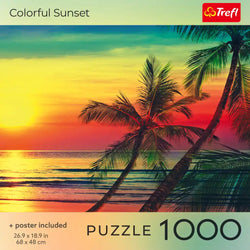 Trefl Colorful Sunset 1000 Piece Puzzle (ONLINE ORDER ONLY)