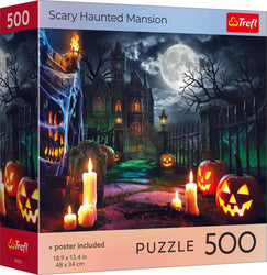 Trefl Halloween: Scary Haunted Mansion 500 Piece Puzzle (ONLINE ORDER ONLY)