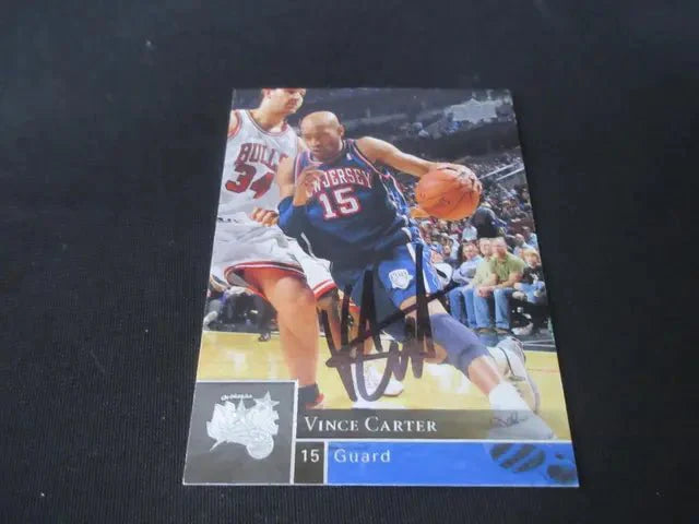 2009-10 UD VINCE CARTER AUTOGRAPH COA (Online Order Only)