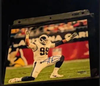 Aaron Donald autographed 8x10 photo with COA (Online Order Only)