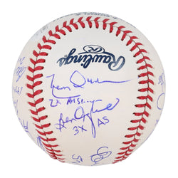 All-Star OML Baseball Signed By (10) With Bill Madlock, Benito Santiago, Doug Drabek, Jeff Burroughs With All-Star Inscriptions (JSA) (Online Order Only)