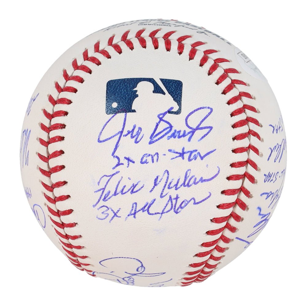 All-Star OML Baseball Signed By (10) With Bill Madlock, Benito Santiago, Doug Drabek, Jeff Burroughs With All-Star Inscriptions (JSA) (Online Order Only)