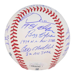 All-Star OML Baseball Signed By (10) With Bill Madlock, Benito Santiago, Doug Drabek, Jeff Burroughs With All-Star Inscriptions (JSA) (Online Order Only)