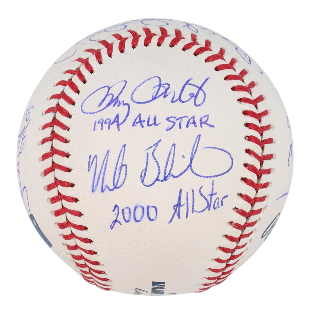 All-Star OML Baseball Signed By (10) With Bill Madlock, Benito Santiago, Doug Drabek, Jeff Burroughs With All-Star Inscriptions (JSA) (Online Order Only)