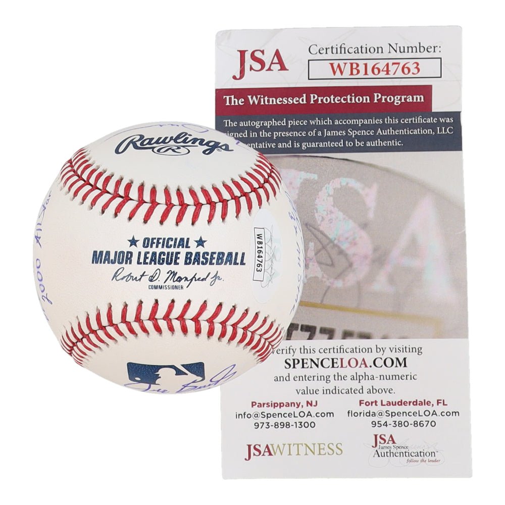 All-Star OML Baseball Signed By (10) With Bill Madlock, Benito Santiago, Doug Drabek, Jeff Burroughs With All-Star Inscriptions (JSA) (Online Order Only)