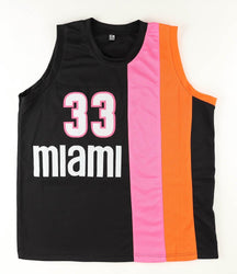 Alonzo Mourning Signed Jersey (JSA) (Online Order Only)