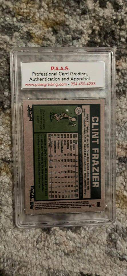Autographed Clint Frazier Card (Online Order Only)