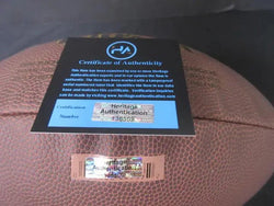 Bo Jackson Signed Football Heritage COA (Online Order Only)