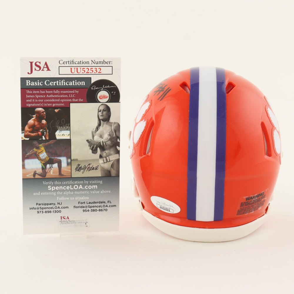 Bryan Bresee Signed Clemson Tigers Speed Mini Helmet (JSA) (Online Order Only)