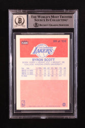 Byron Scott Signed 1986-87 Fleer #99 RC (BGS | Autograph Grade 10) (Online Order Only)