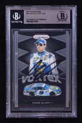 Chase Elliott Signed 2018 Panini Prizm #54 VOR (BGS) (Online Order Only)