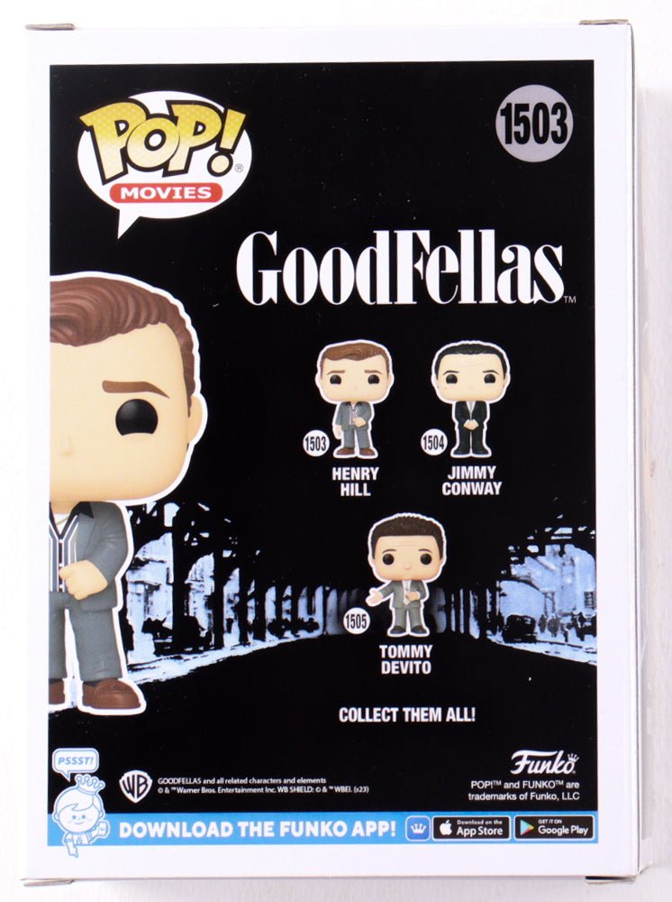 Chris Serrone Signed "Goodfellas" #1503 Henry Hill Funko Pop! Vinyl Figure Inscribed "The Kid" & "Henry" (Beckett) (Online Order Only)