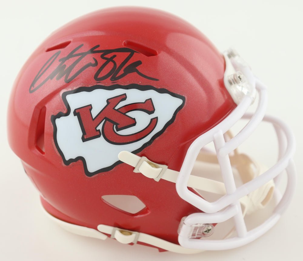 Christian Okoye Signed Chiefs Speed Mini Helmet (Beckett) (Online Order Only)