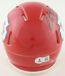 Christian Okoye Signed Chiefs Speed Mini Helmet (Beckett) (Online Order Only)
