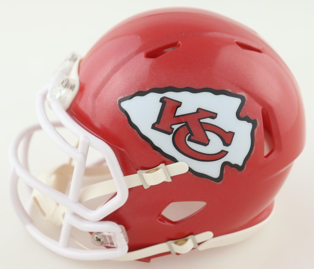 Christian Okoye Signed Chiefs Speed Mini Helmet (Beckett) (Online Order Only)