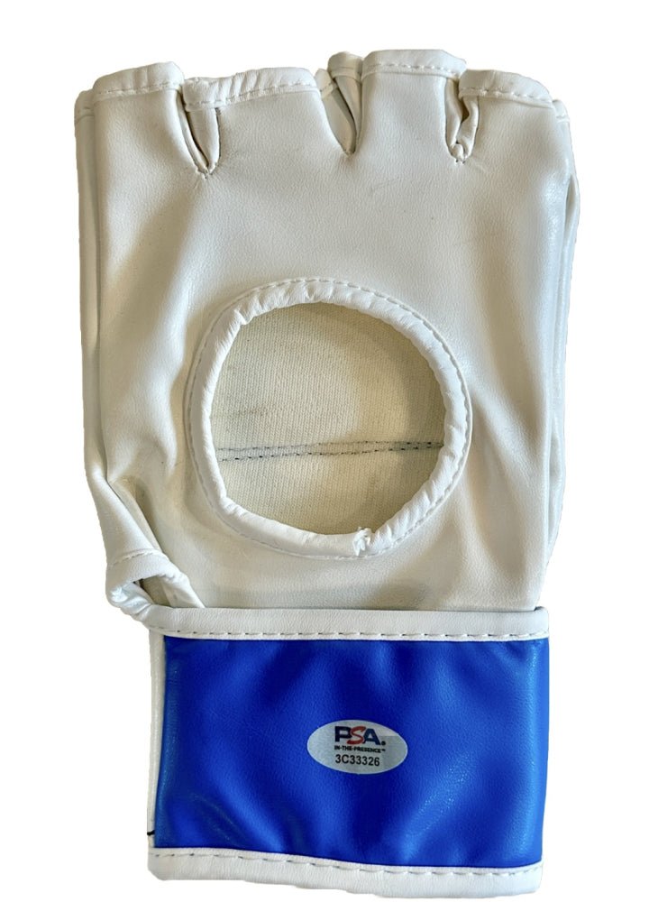 Chuck "The Iceman" Liddell Signed Iceman MMA Glove (PSA) PSA In-The-Presence (Online Order Only)