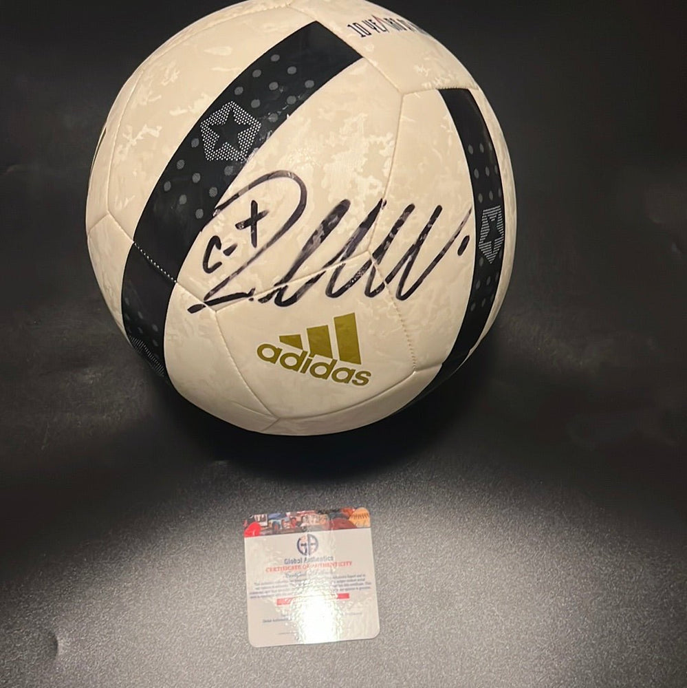 Cristiano Ronaldo Al-Nassr Autographed Adidas Soccer Ball GA coa (Online Order Only)