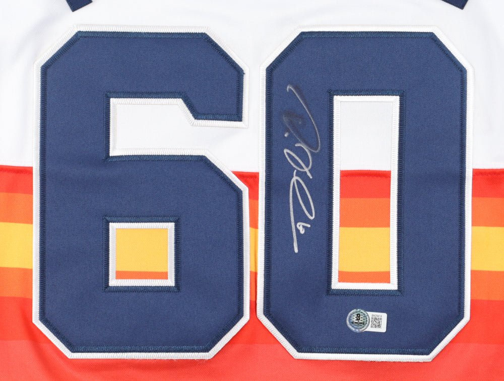 Dallas Keuchel Signed Jersey With 50th Anniversary Patch (JSA) (Online Order Only)