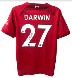 Darwin Nunez Signed Liverpool Home Jersey (Becektt) (Online Order Only)
