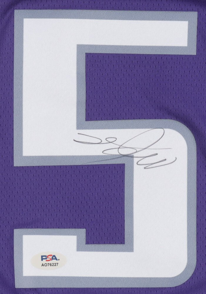De'Aaron Fox Signed Jersey (PSA) Sacramento Kings (Online Order Only)