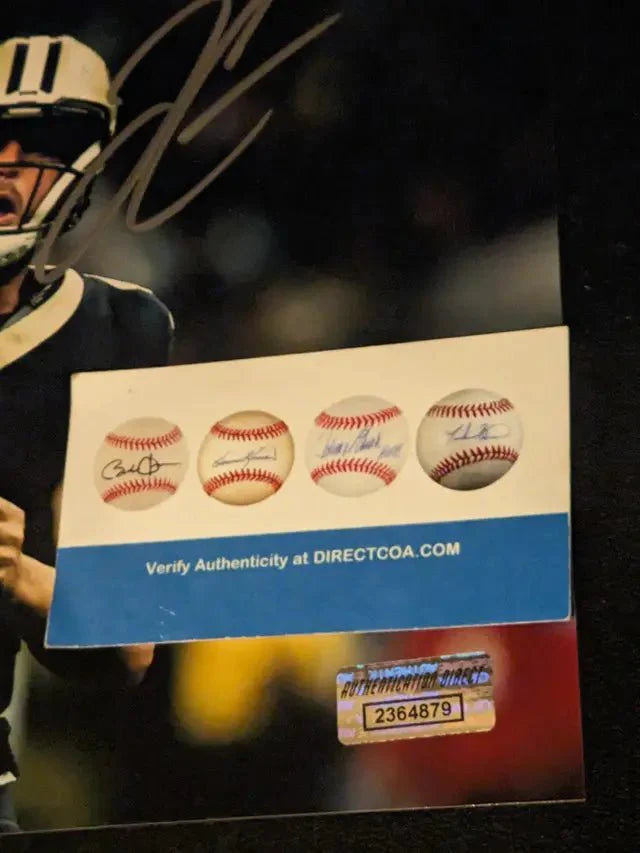 Derek Carr autographed 8x10 photo with COA (Online Order Only)