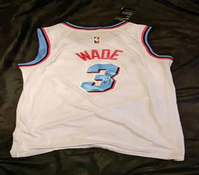 Dwyane Wade autographed jersey with coa (Online Order Only)