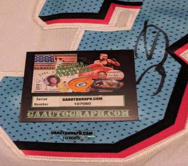 Dwyane Wade autographed jersey with coa (Online Order Only)