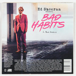 Ed Sheeran Signed "Bad Habits" CD Album With Disc (JSA) (Online Order Only)