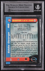 Eddie George Signed 1998 Collector's Edge Odyssey #143 (BGS) (Online Order Only)